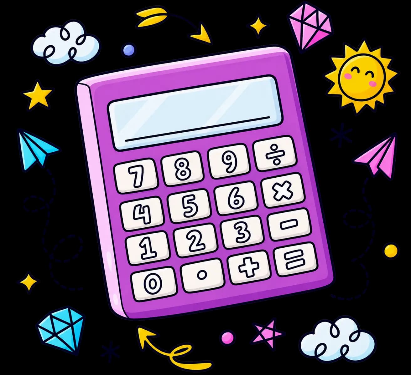 Interactive financial tools illustration
